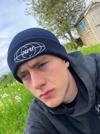 The Killybegs Cotton Beanie - Navy