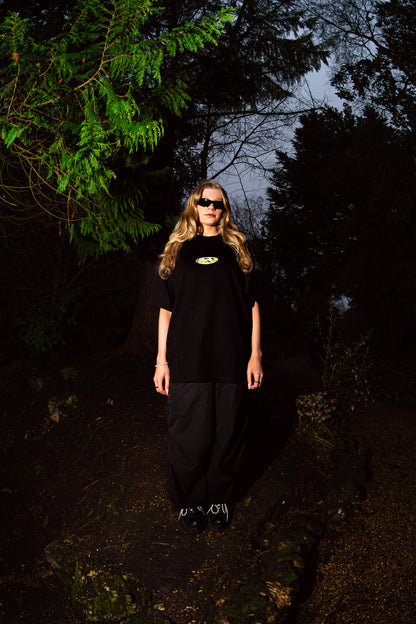 Cultúr na hÉireann Oversized Tee - Black