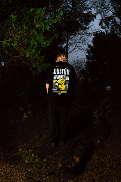 Cultúr na hÉireann Oversized Tee - Black