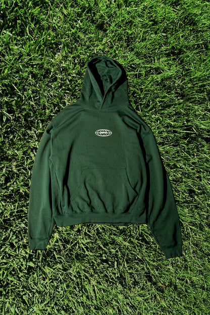 Bulletproof Wild Green Oversized Hoodie