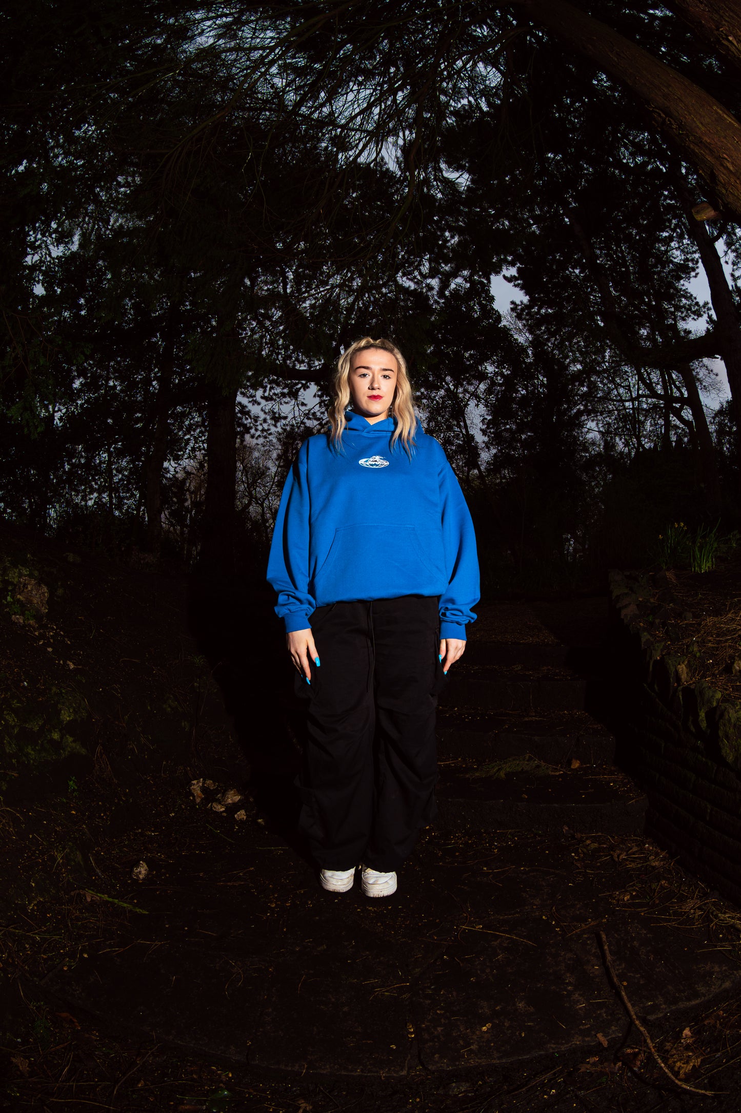 Manannán mac Lir Royal Blue Oversized Hoodie