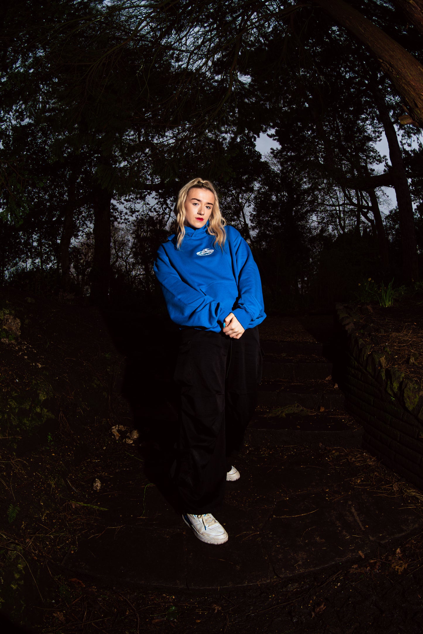 Manannán mac Lir Royal Blue Oversized Hoodie