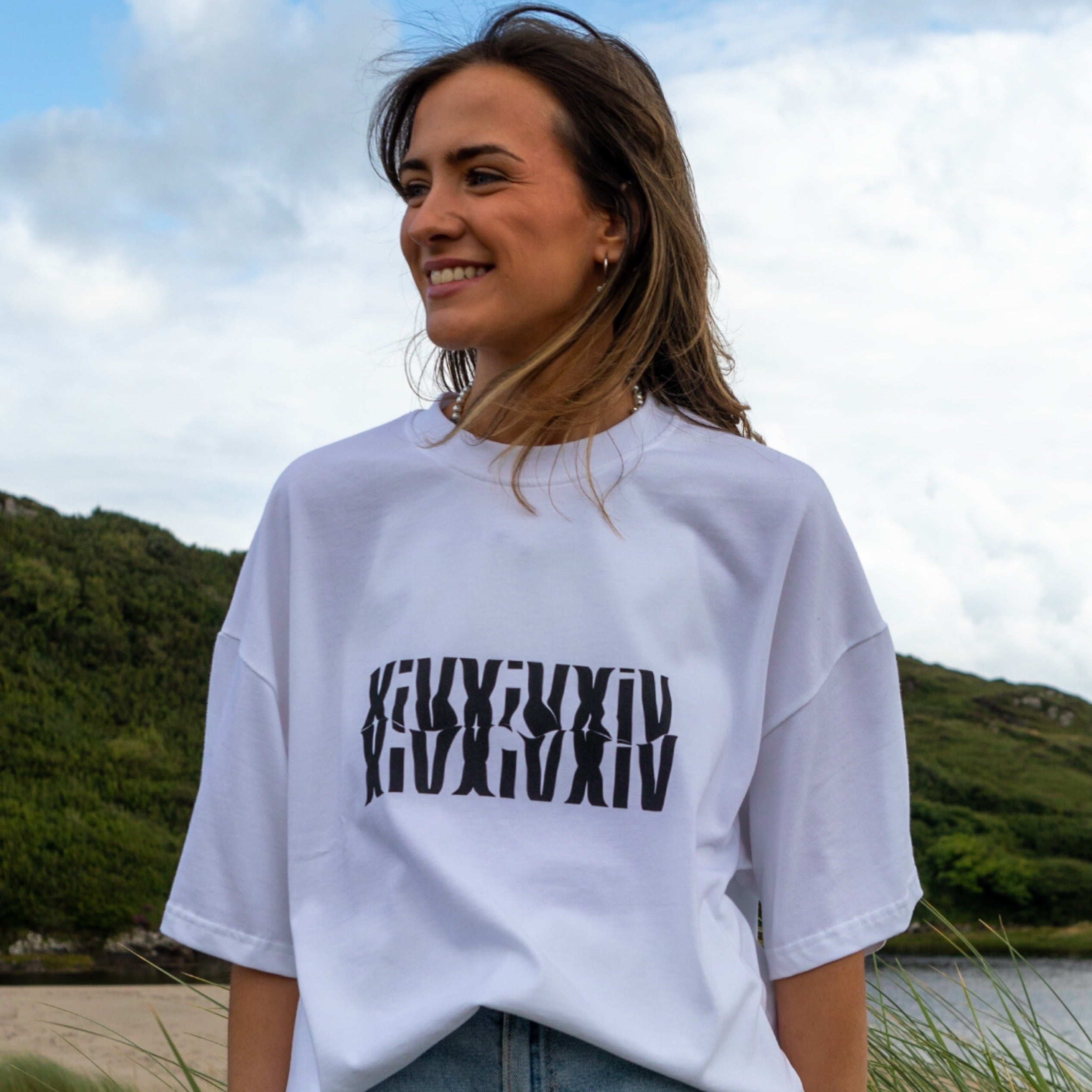 Unisex White Tee 